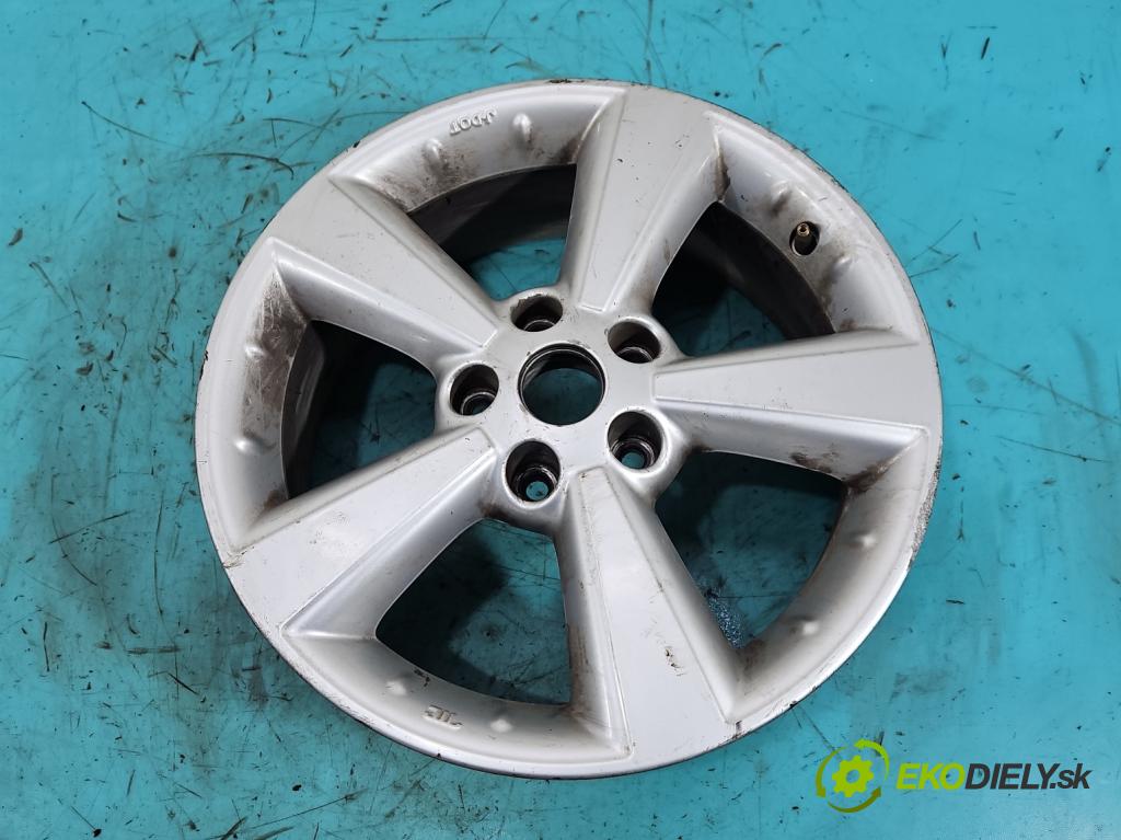 Nissan Qashqai I J10 2006-2013 1.6 16V 114 hp manual 84 kW 1598 cm3 5- Felga hliník 17" komplet