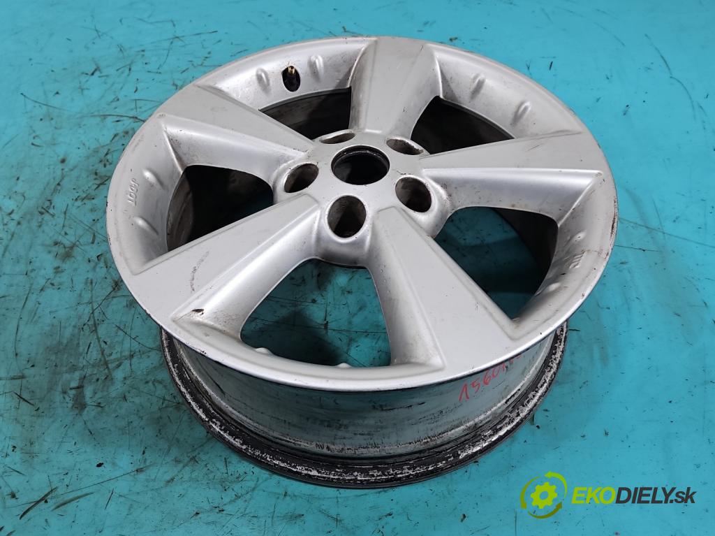 Nissan Qashqai I J10 2006-2013 1.6 16V 114 hp manual 84 kW 1598 cm3 5- Felga hliník 17" komplet