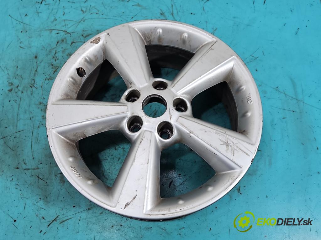 Nissan Qashqai I J10 2006-2013 1.6 16V 114 hp manual 84 kW 1598 cm3 5- Felga hliník 17" komplet