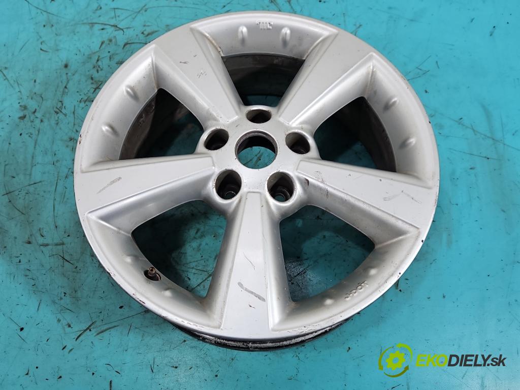 Nissan Qashqai I J10 2006-2013 1.6 16V 114 hp manual 84 kW 1598 cm3 5- Felga hliník 17" komplet