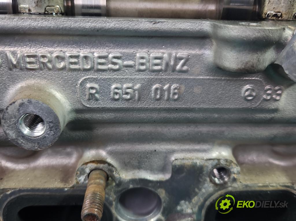 Mercedes B W246  2011-2018 2.1 cdi 136 HP automatic 100 kW 2143 cm3 5- Hlava: motora 651930