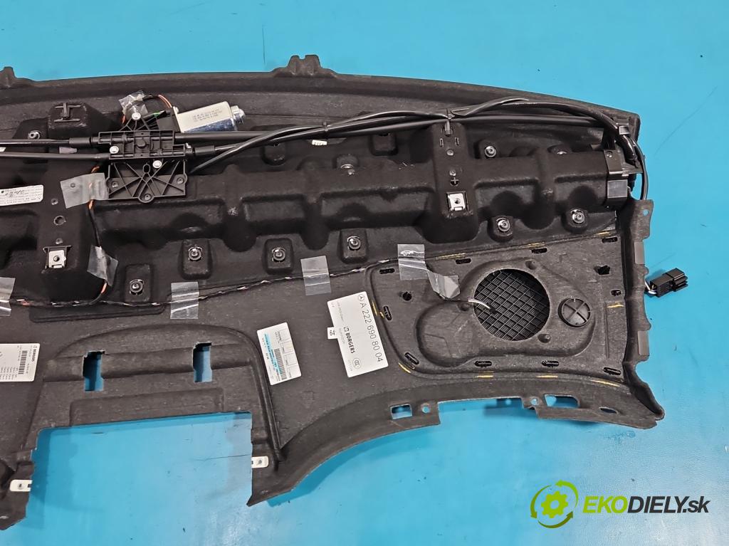 Mercedes S W222 2013-2020 3.0 cdi 656929 340KM: automatic 250 kW 2925 cm3 4- zadná A2226908004 (Pláto kufra)