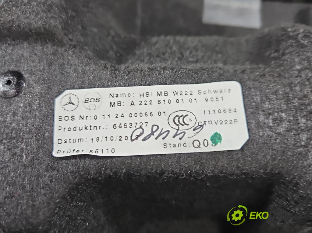 Mercedes S W222 2013-2020 3.0 cdi 656929 340KM: automatic 250 kW 2925 cm3 4- zadná A2226908004 (Pláto kufra)