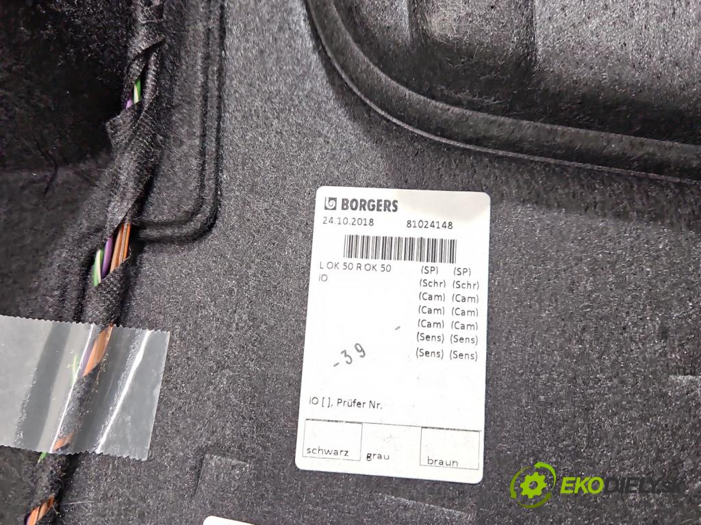 Mercedes S W222 2013-2020 3.0 cdi 656929 340KM: automatic 250 kW 2925 cm3 4- zadná A2226908004 (Pláto kufra)