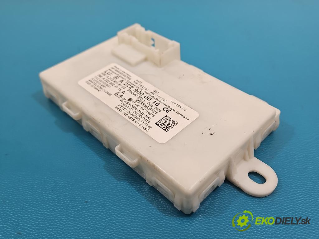 Mercedes S W222 2013-2020 3.0 cdi (656929) 340KM automatic 250 kW 2925 cm3 4- řídící jednotka A2229000016