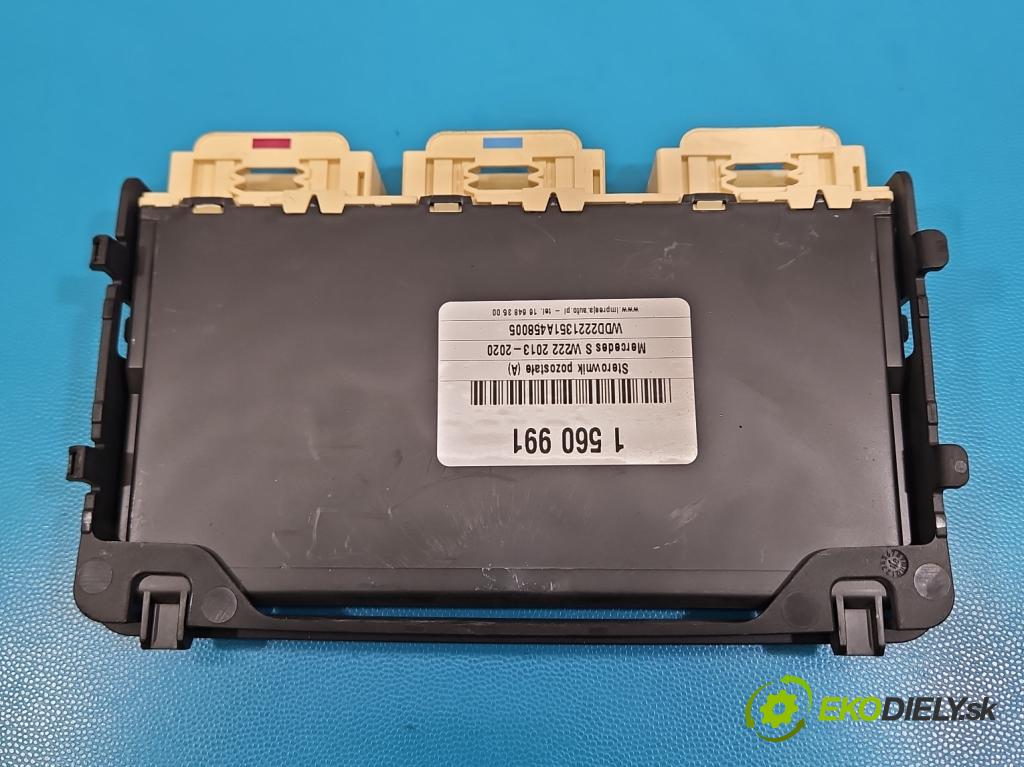 Mercedes S W222 2013-2020 3.0 cdi (656929) 340KM: automatic 250 kW 2925 cm3 4- riadiaca jednotka ostatné A2229000916