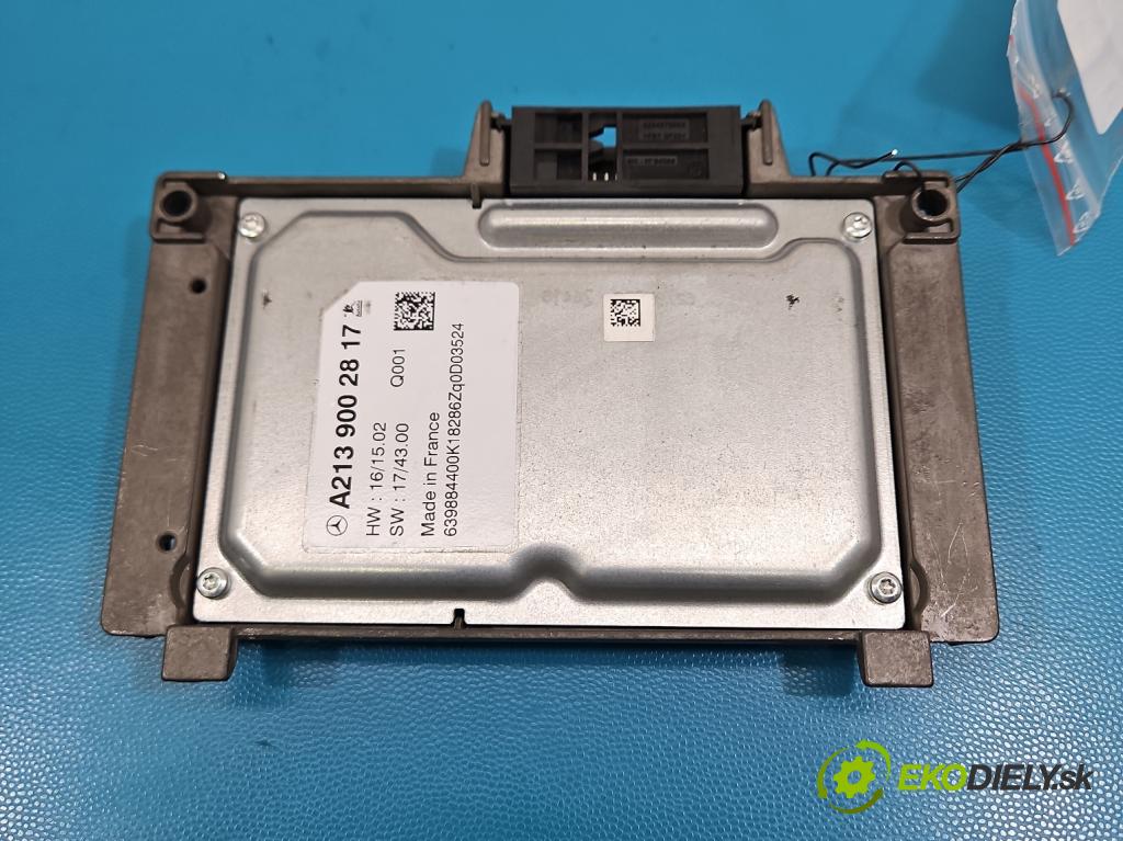 Mercedes S W222 2013-2020 3.0 cdi (656929) 340KM: automatic 250 kW 2925 cm3 4- riadiaca jednotka ostatné A2139002817