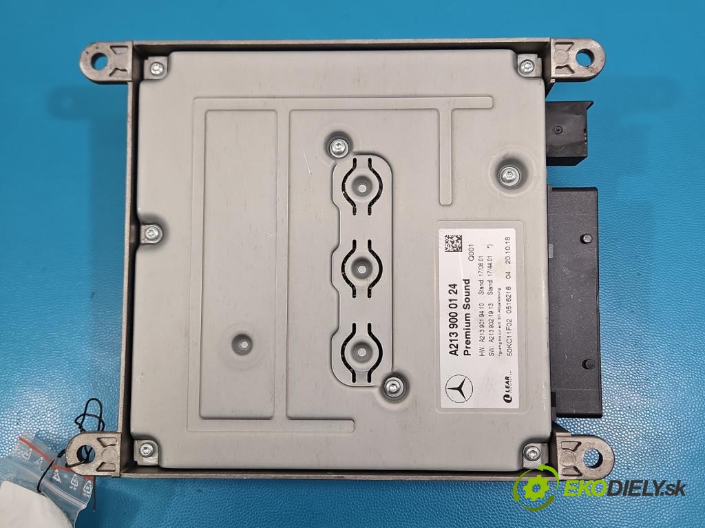 Mercedes S W222 2013-2020 3.0 cdi 656929 340KM: automatic 250 kW 2925 cm3 4- Zesilovač: A2139000124 (Zosilňovač)