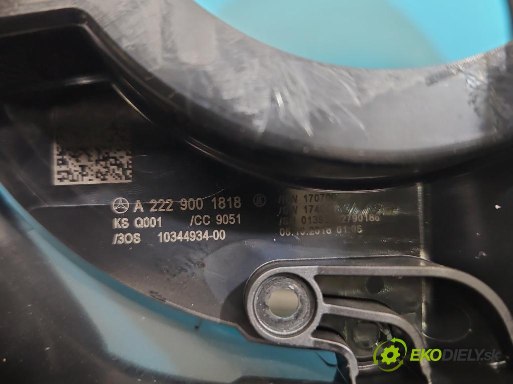 Mercedes S W222 2013-2020 3.0 cdi (656929) 340KM: automatic 250 kW 2925 cm3 4- kryt plast A2229001818