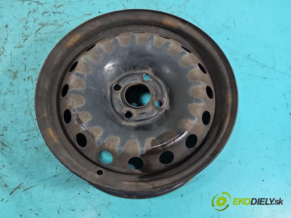 Fiat Punto Grande 1.4 8V 77 HP manual 57 kW 1368 cm3 5- Disk oceľový 15"