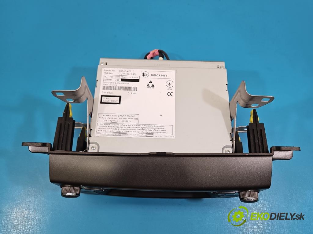 Toyota Rav4 IV 2013-2018 2.0 D4D 124hp manual 91 kW 1998 cm3 5- Radio originál 86140-42210