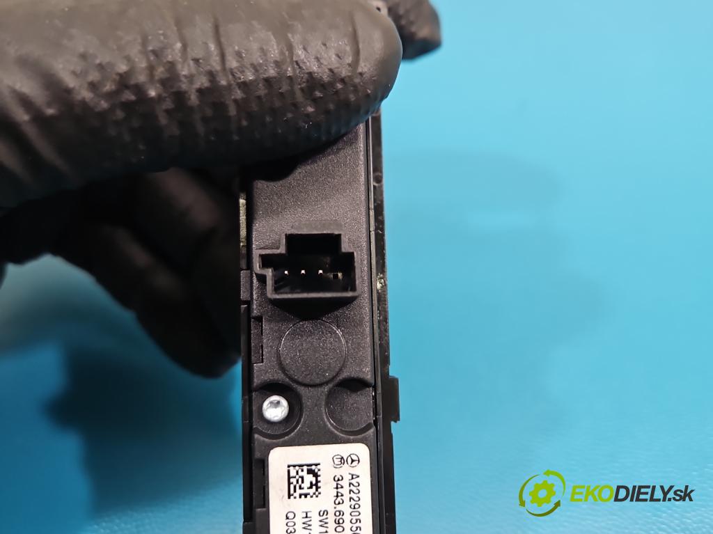 Mercedes S W222 2013-2020 3.0 cdi (656929) 340KM: automatic 250 kW 2925 cm3 4- prepínač ostatné A2229055606