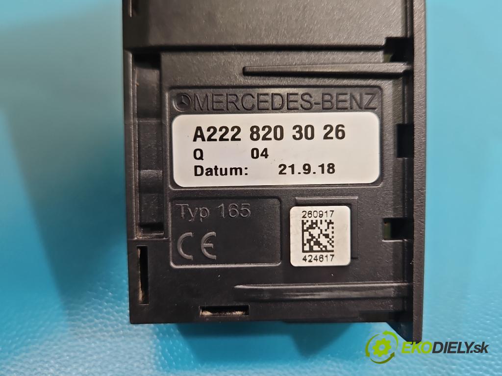 Mercedes S W222 2013-2020 3.0 cdi (656929) 340KM: automatic 250 kW 2925 cm3 4- zásuvka USB A2228203026