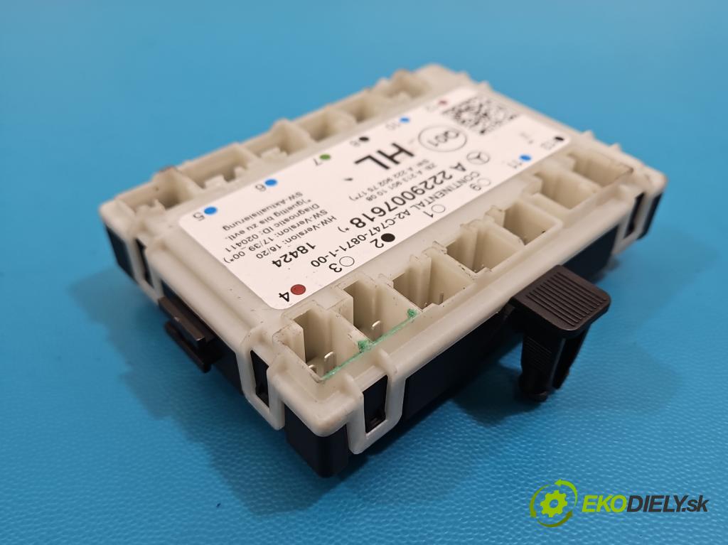 Mercedes S W222 2013-2020 3.0 cdi (656929) 340KM automatic 250 kW 2925 cm3 4- řídící jednotka A2229007618