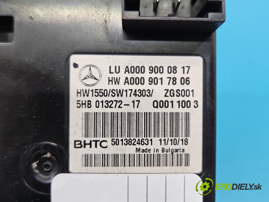 Mercedes S W222 2013-2020 3.0 cdi (656929) 340KM: automatic 250 kW 2925 cm3 4- riadiaca jednotka ostatné A0009000817