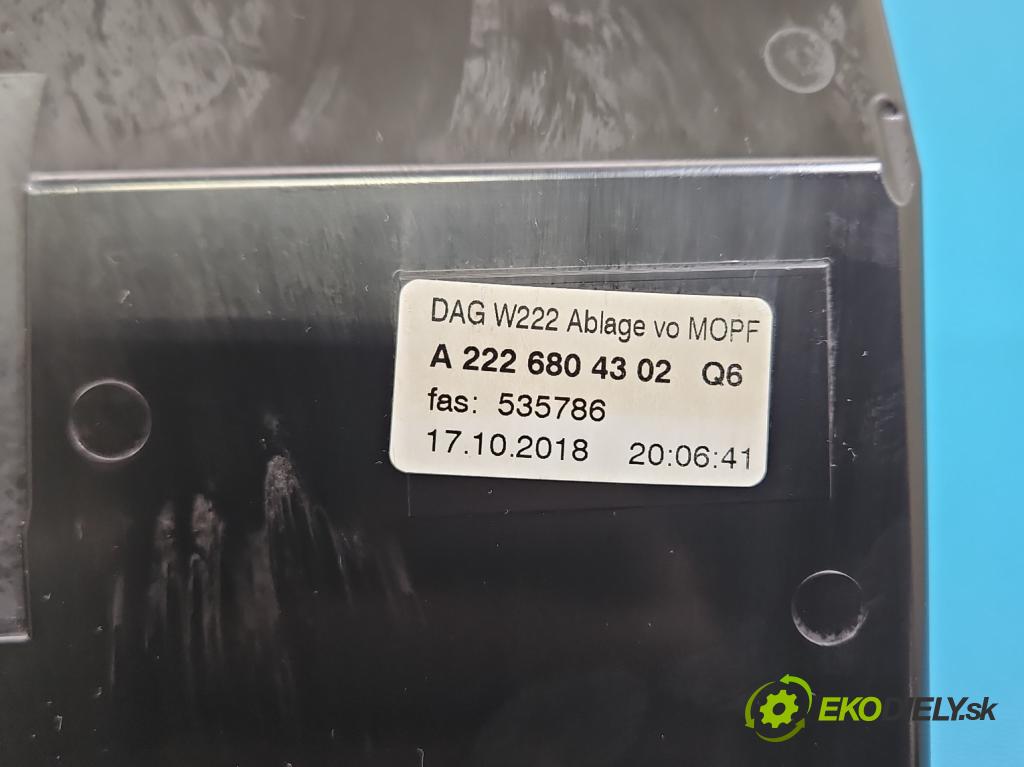 Mercedes S W222 2013-2020 3.0 cdi 656929 340KM: automatic 250 kW 2925 cm3 4- kastlík A2226804302