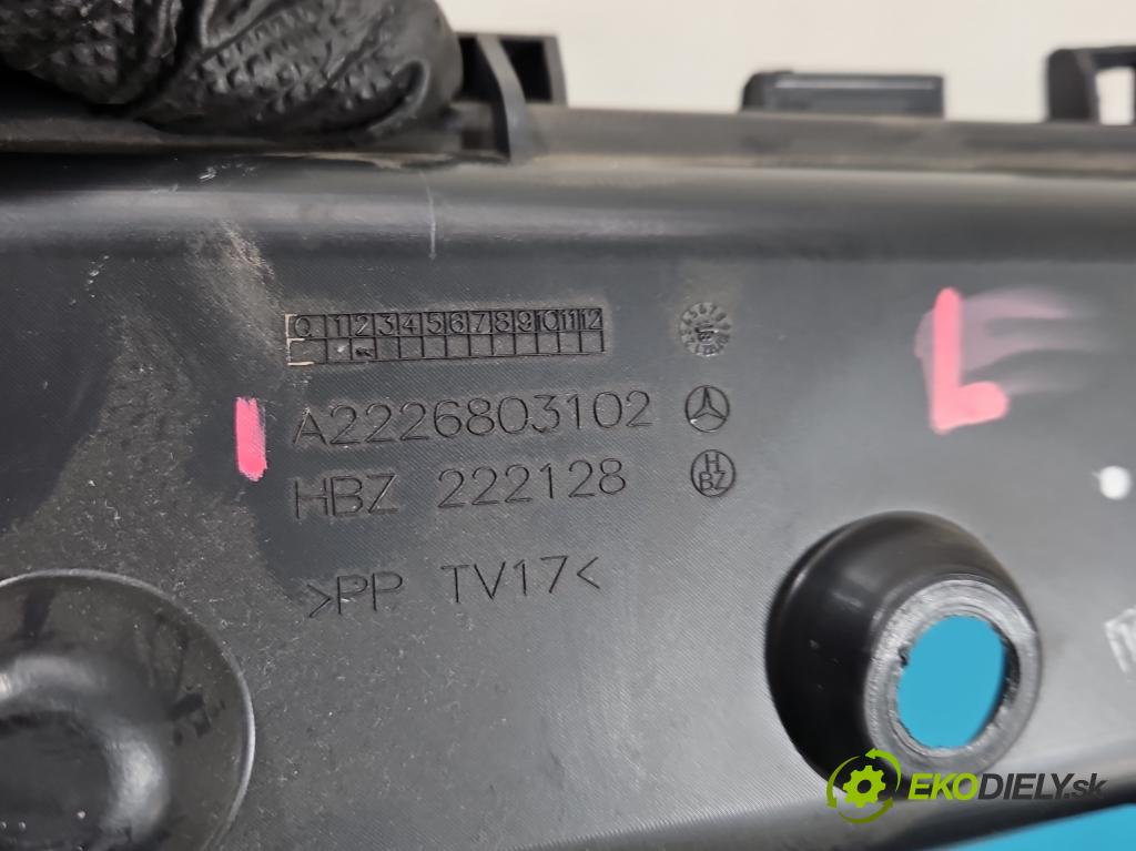Mercedes S W222 2013-2020 3.0 cdi (656929) 340KM: automatic 250 kW 2925 cm3 4- kryt plast A2226803102