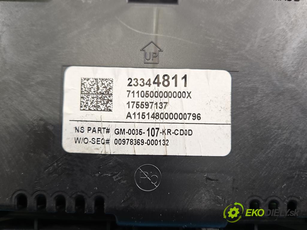 Opel Insignia A 2008-2017 2.0 cdti 170 hp manual 125 kW 1956 cm3 4- Přístrojová deska 23344811 (Přístrojová deska)