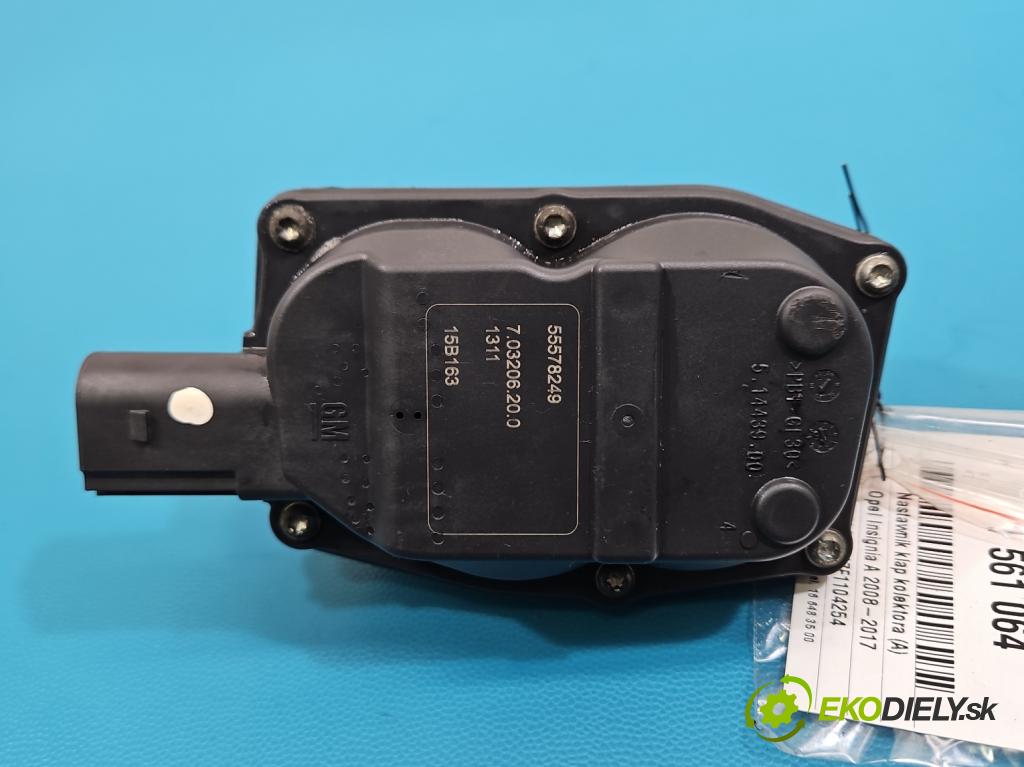 Opel Insignia A 2008-2017 2.0 cdti 170 HP manual 125 kW 1956 cm3 4- Ovladač: klapky: kolektor 55578249 (Motorček ostatné)