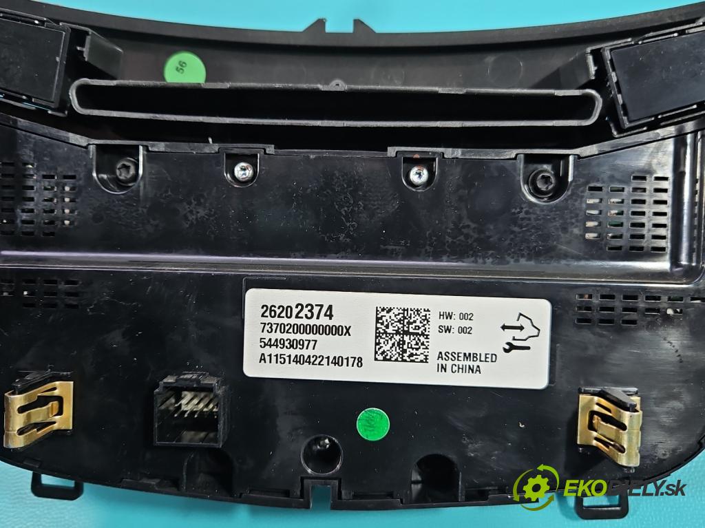 Opel Insignia A 2008-2017 2.0 cdti 170 HP manual 125 kW 1956 cm3 4- panel kúrenia 26202374