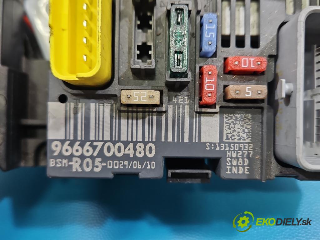 Citroen C4 I 2004-2011 1.6 16V 120 HP manual 88 kW 1598 cm3 5- riadiaca jednotka ostatné 9666700480