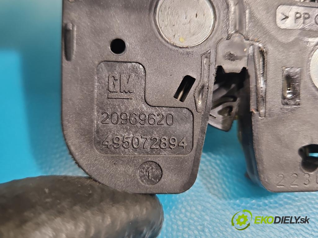 Opel Insignia A 2008-2017 2.0 cdti 170 HP manual 125 kW 1956 cm3 4- zámok kufrové dvere zadné 20969620