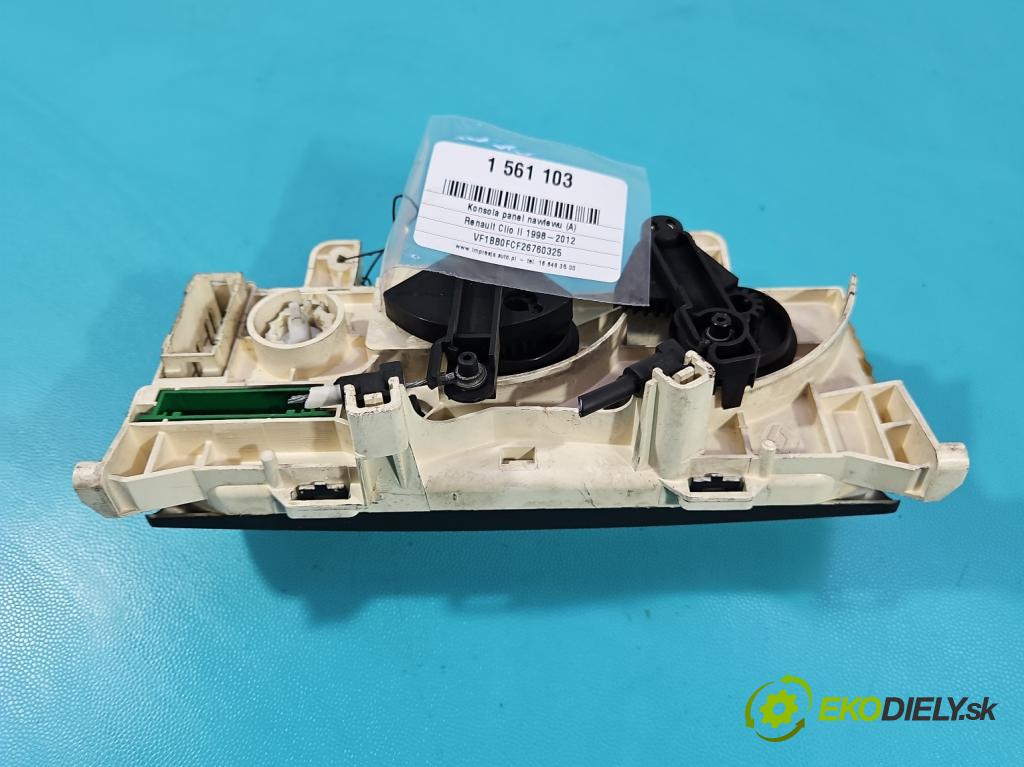 Renault Clio II 1998-2012 1.2 8V 58 HP manual 43 kW 1149 cm3 5- panel kúrenia 8200147154