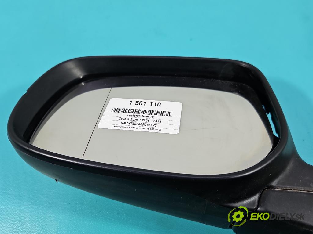 Toyota Auris I 2006-2013 1.3 vvti 99 HP manual 73 kW 1329 cm3 5- zrkadlo ľavé  (Kľučka dverí ostatné)