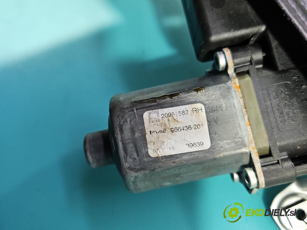 Opel Insignia A 2008-2017 2.0 cdti B20DTH: 170 HP manual 125 kW 1956 cm3 5- mechanizmus okna predné pravý 20951582