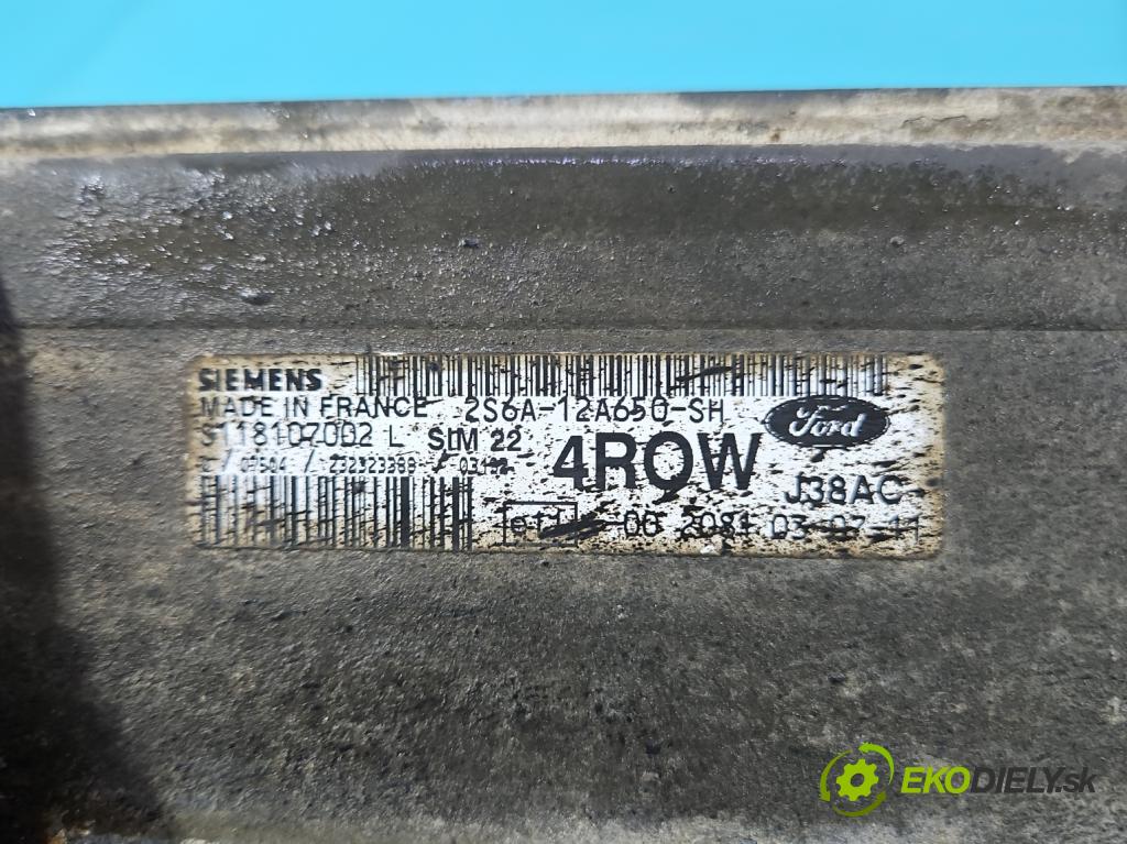 Ford Fusion 1.4 16V 80 HP manual 59 kW 1388 cm3 5- riadiaca jednotka motora 2S6A-12A650-SH