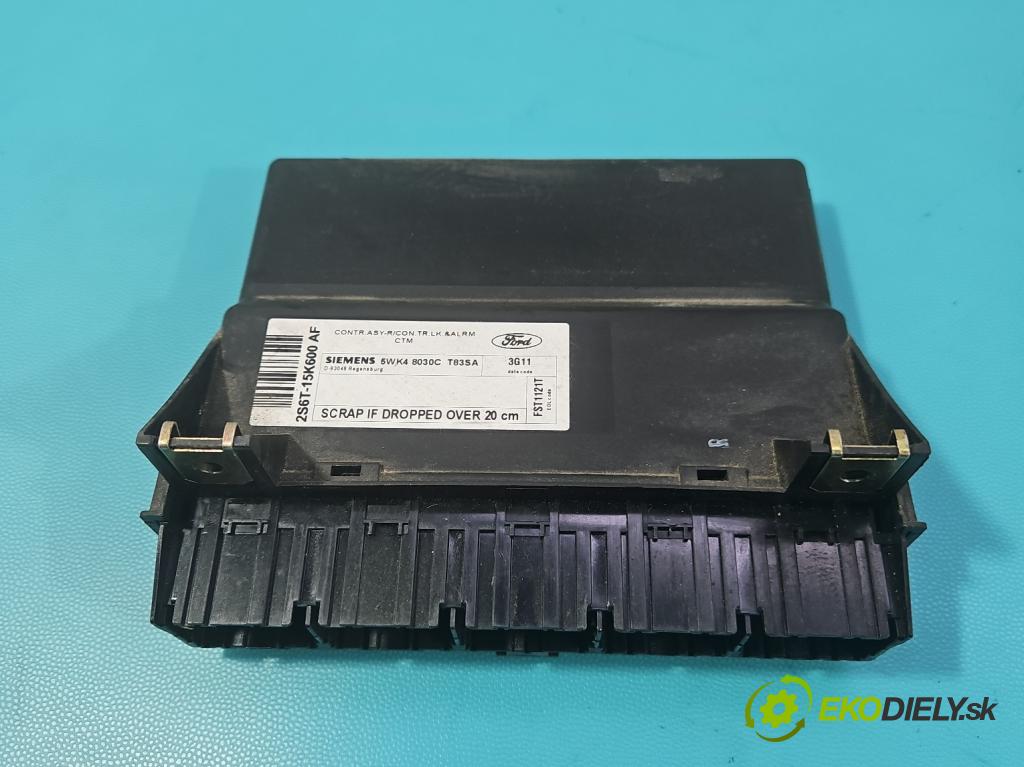 Ford Fusion 1.4 16V 80 HP manual 59 kW 1388 cm3 5- riadiaca jednotka motora 2S6A-12A650-SH