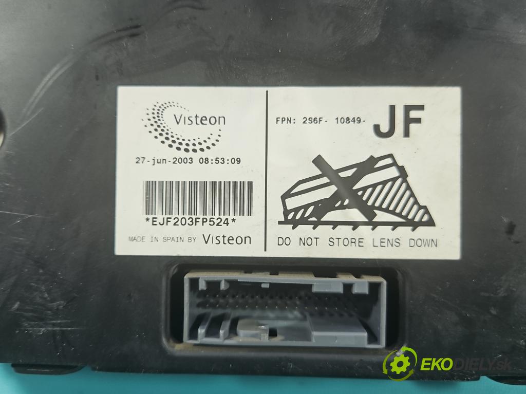 Ford Fusion 1.4 16V 80 HP manual 59 kW 1388 cm3 5- riadiaca jednotka motora 2S6A-12A650-SH