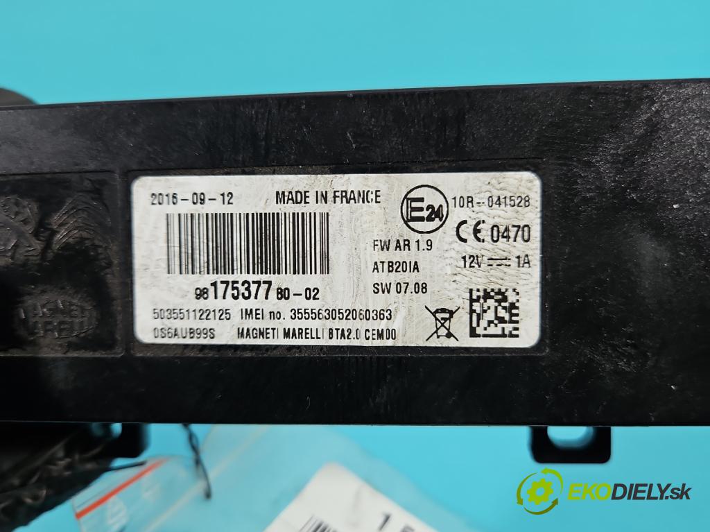 DS 4 2015-2020 2.0 hdi 181KM automatic 133 kW 1997 cm3 5- riadiaca jednotka ostatné 9817537780