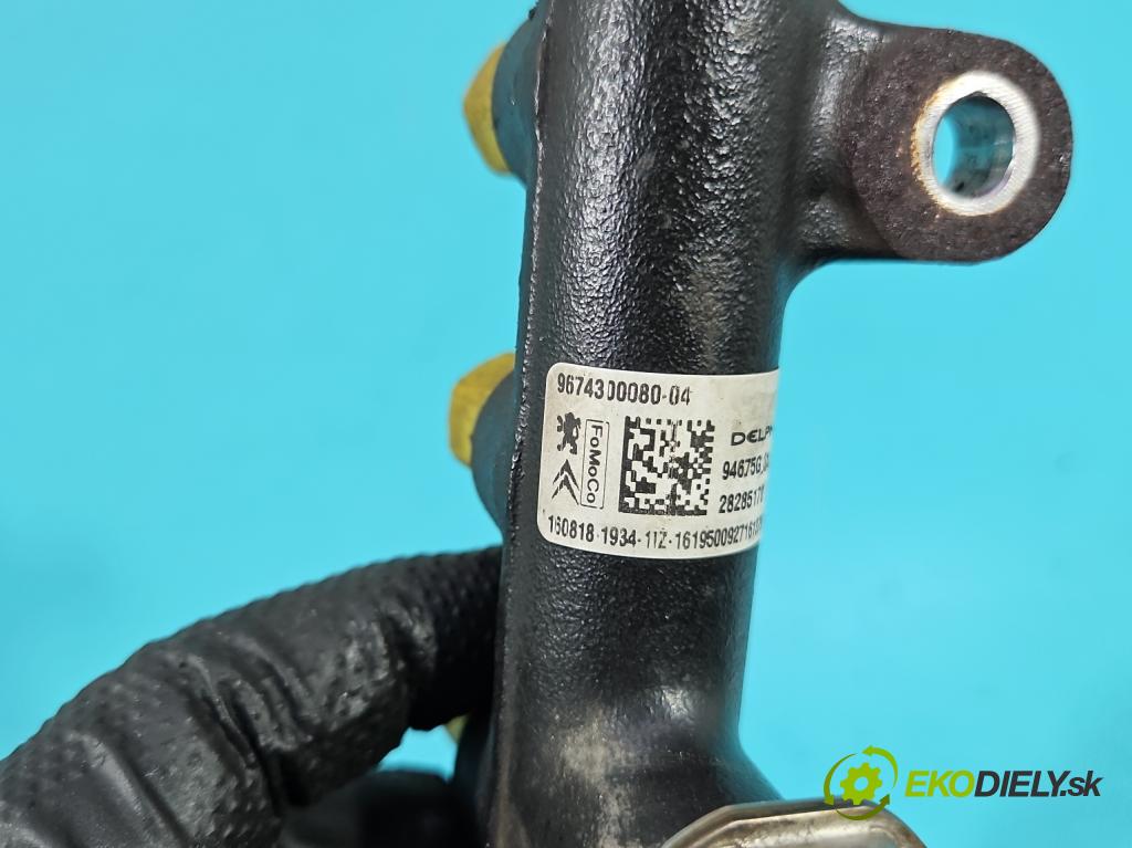 DS 4 2015-2020 2.0 hdi 181KM automatic 133 kW 1997 cm3 5- lišta vstrekovacia 9674300080 (Vstrekovacia lišta)