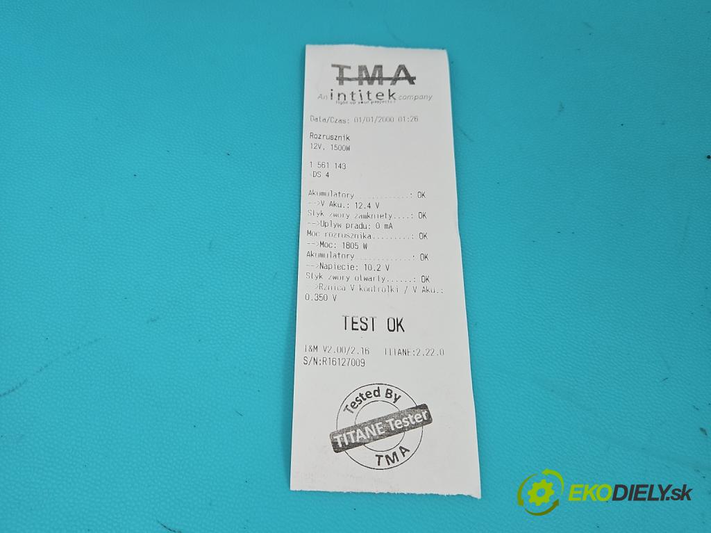 DS 4 2015-2020 2.0 hdi 181KM automatic 133 kW 1997 cm3 5- štartér 9654561480 (Štartér)