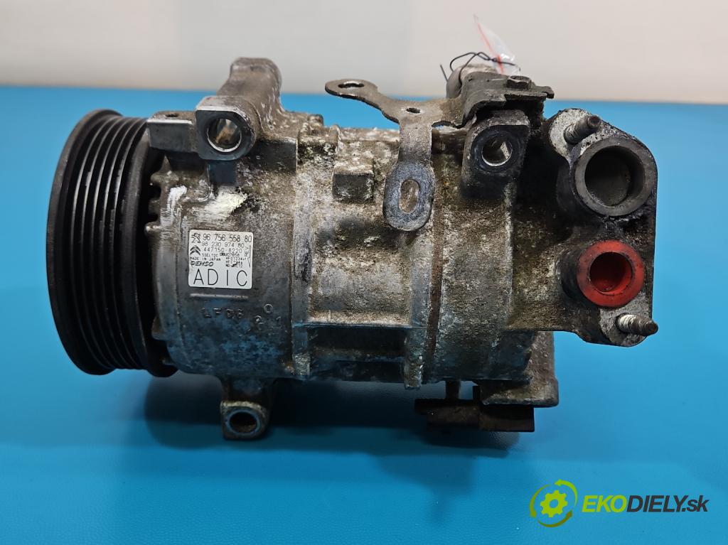 DS 4 2015-2020 2.0 hdi 181KM automatic 133 kW 1997 cm3 5- Kompresor: klíma 9675655880 (Kompresor klimatizace)