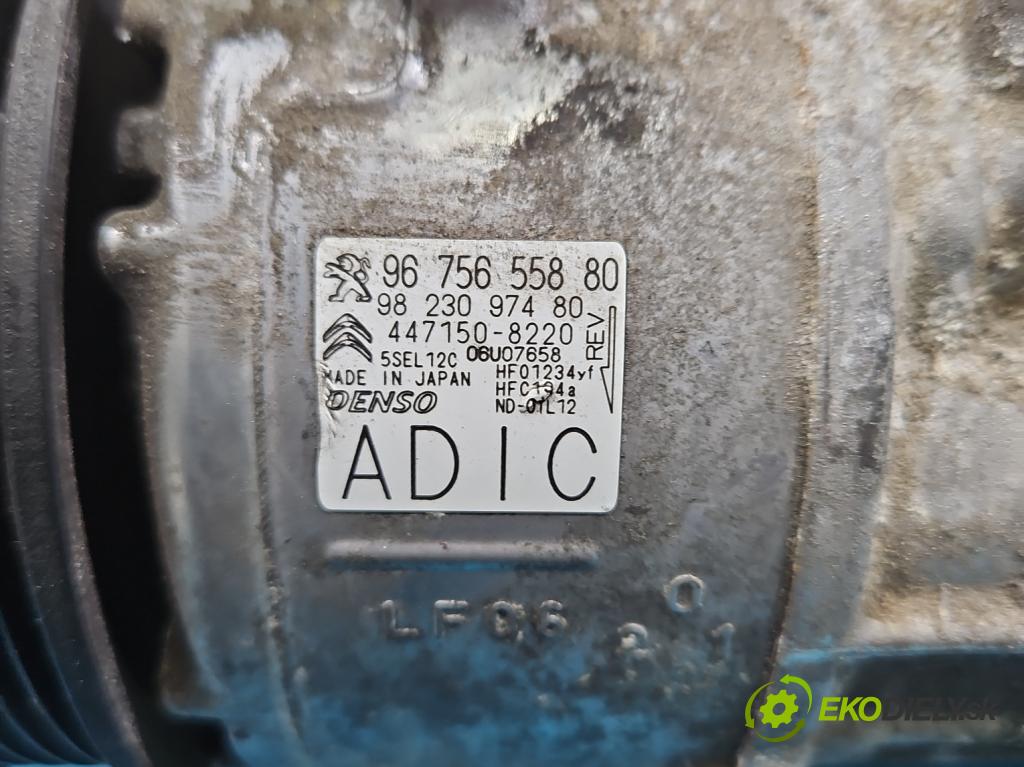 DS 4 2015-2020 2.0 hdi 181KM automatic 133 kW 1997 cm3 5- Kompresor: klíma 9675655880 (Kompresor klimatizace)