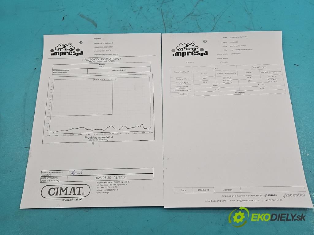 DS 4 2015-2020 2.0 hdi 181KM automatic 133 kW 1997 cm3 5- turbodúchadlo, turbo repasovaná 53039700394