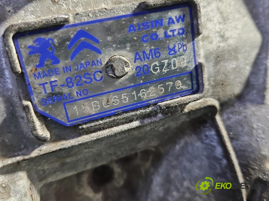 DS 4 2015-2020 2.0 hdi 181KM automatic 133 kW 1997 cm3 5- převodovka stupňová automat 20GZ09