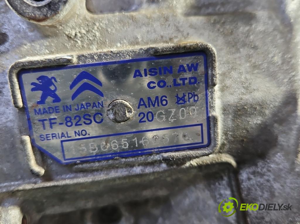 DS 4 2015-2020 2.0 hdi 181KM automatic 133 kW 1997 cm3 5- převodovka stupňová automat 20GZ09