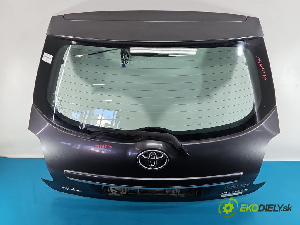 Toyota Auris I 2006-2013 1.3 vvti 99 hp manual 73 kW 1329 cm3 5- zadní kufrové dveře  (Zadní kapota (kufr))