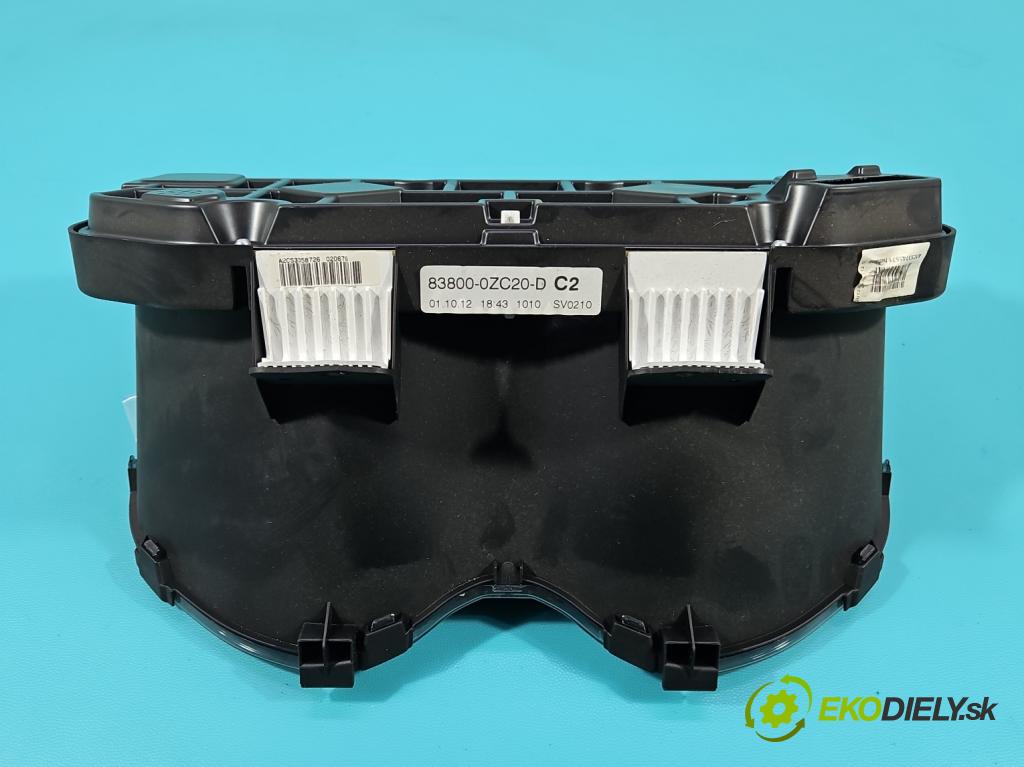 Toyota Auris I 2006-2013 1.3 vvti 99 hp manual 73 kW 1329 cm3 5- Přístrojová deska 83800-0ZC20-D (Přístrojová deska)