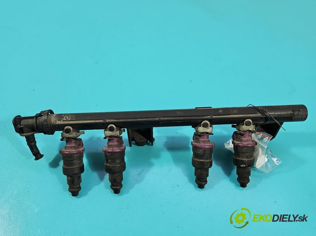 Renault Clio II 1998-2012 1.2 8V 58 hp manual 43 kW 1149 cm3 5- vstřikovač 873774 (Vstřikovač paliva)