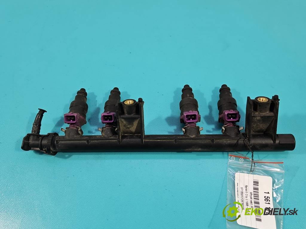 Renault Clio II 1998-2012 1.2 8V 58 hp manual 43 kW 1149 cm3 5- vstřikovač 873774 (Vstřikovač paliva)