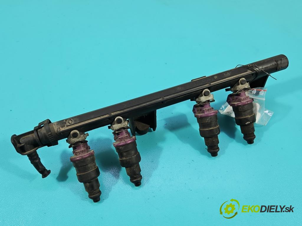 Renault Clio II 1998-2012 1.2 8V 58 hp manual 43 kW 1149 cm3 5- vstřikovač 873774 (Vstřikovač paliva)