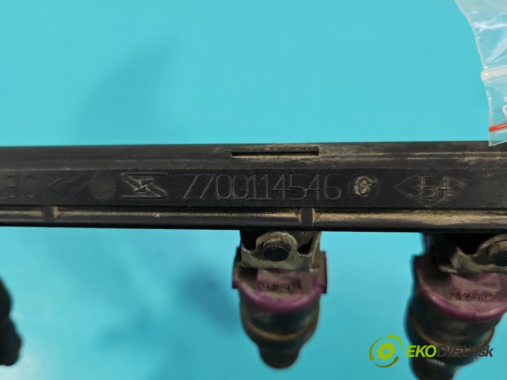 Renault Clio II 1998-2012 1.2 8V 58 hp manual 43 kW 1149 cm3 5- vstřikovač 873774 (Vstřikovač paliva)