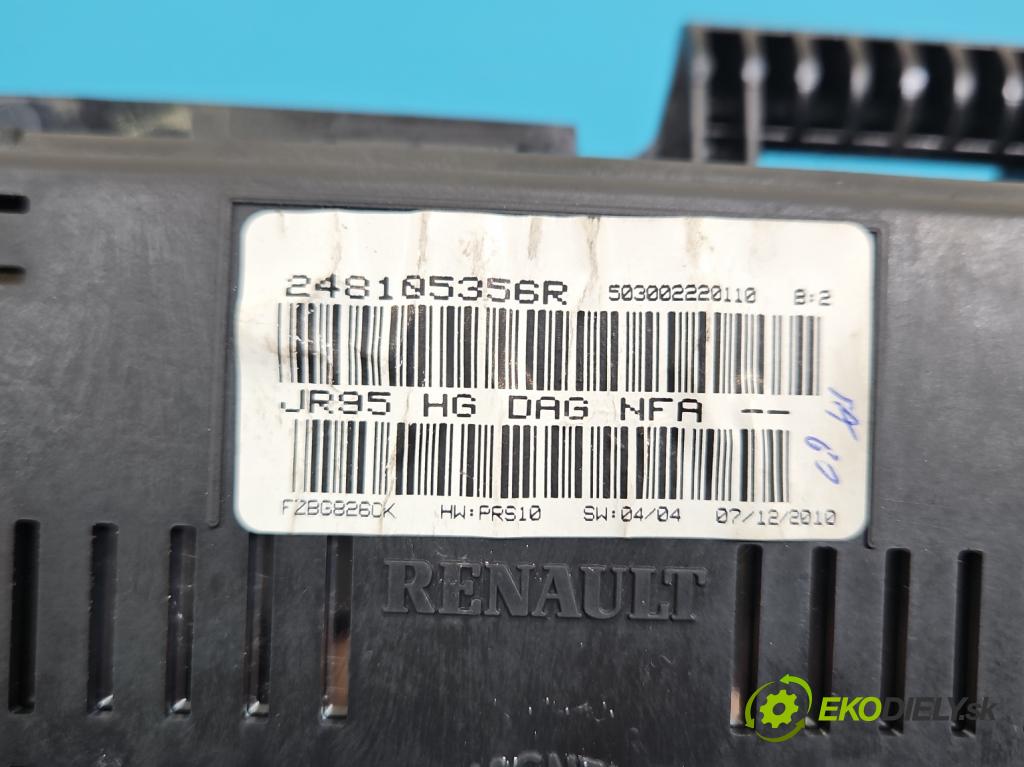 Renault Scenic III 2009-2016 1.4 131 hp manual 96 kW 1397 cm3 5- Přístrojová deska 248105356R (Přístrojová deska)