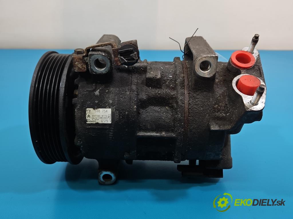 Citroen C4 I 2004-2011 1.6 16V 120 hp manual 88 kW 1598 cm3 5- Kompresor: klíma 598754 (Kompresor klimatizace)