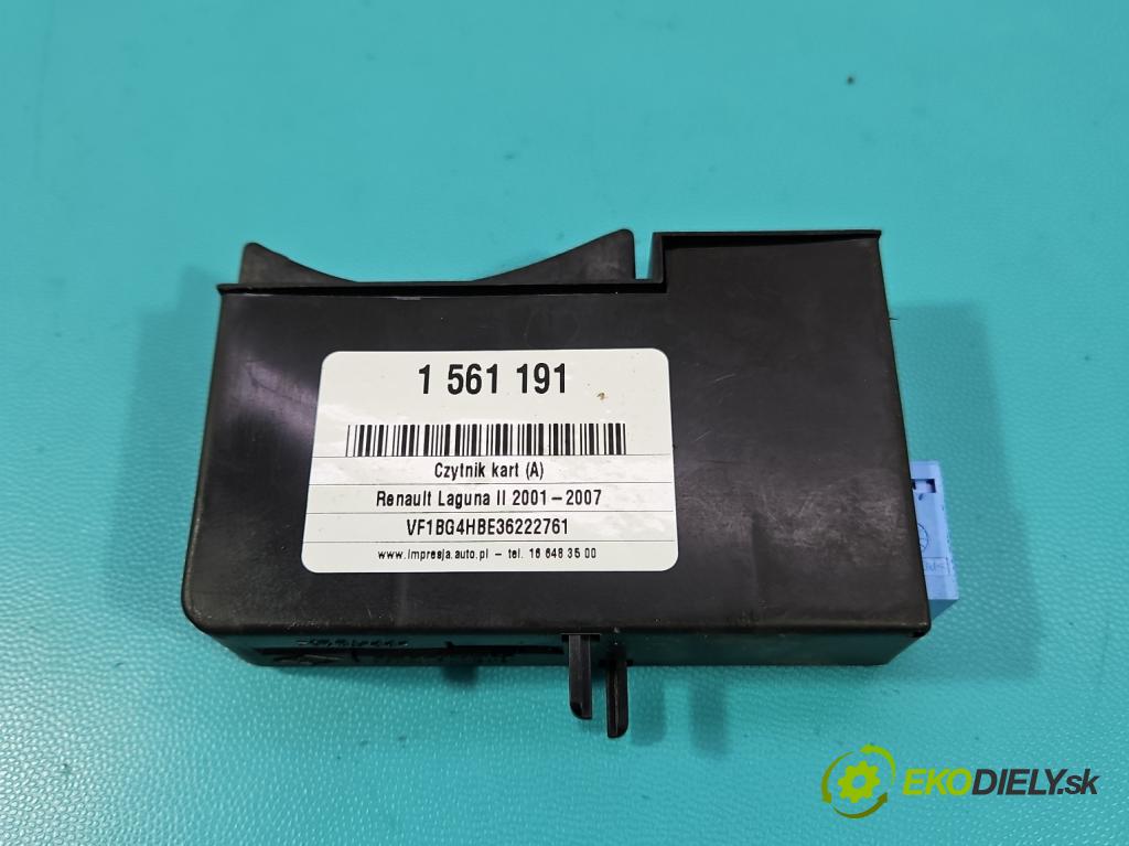 Renault Laguna II 2001-2007 1.6 16V 111KM manual 82 kW 1598 cm3 5- Čtenář: kárt 8200224594