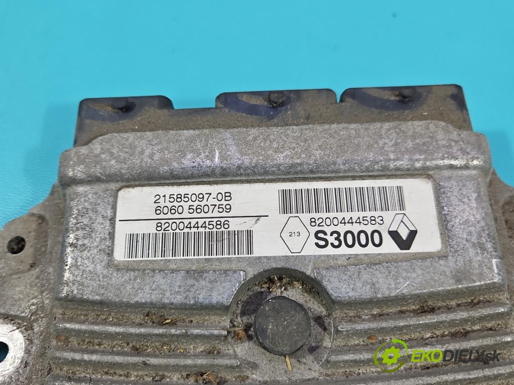 Renault Laguna II 2001-2007 1.6 16V 111KM manual 82 kW 1598 cm3 5- riadiaca jednotka motora 8200444583